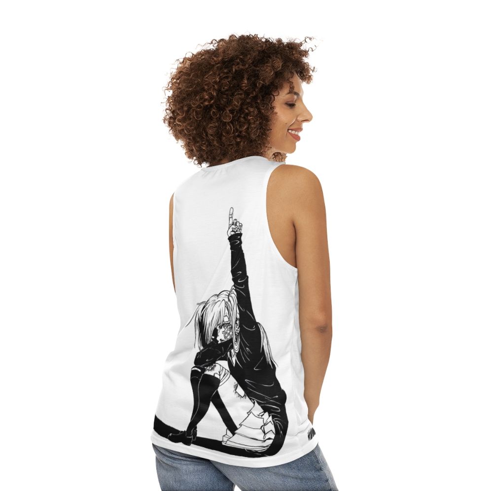 Vocaloid Miku Hatsune Unisex Rolling Girl Tank Top - women back