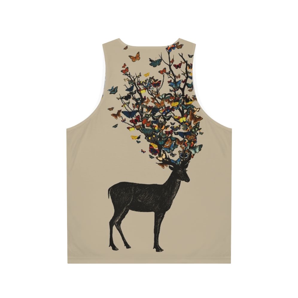 Unisex nature inspired wildlife design tank top - Back