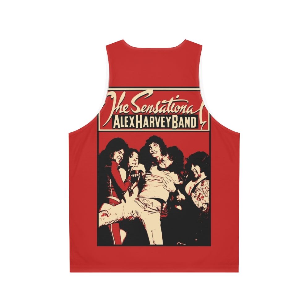 The Sensational Alex Harvey Band Unisex Tank Top - Back