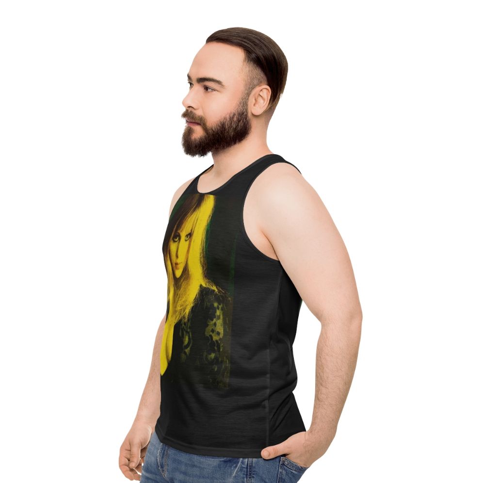 Retro 70s Horror Movies Unisex Tank Top - men side