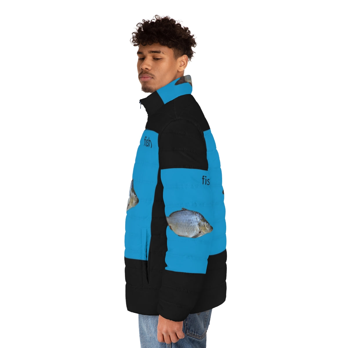 Weezer Premium Puffer Jacket - Stylish and Warm Outerwear for Fans - men side left