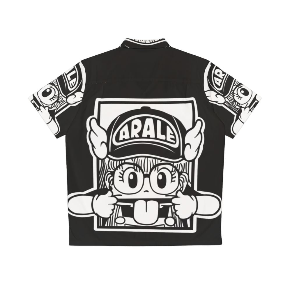 Arale Inspired Retro Hawaiian Shirt - Back