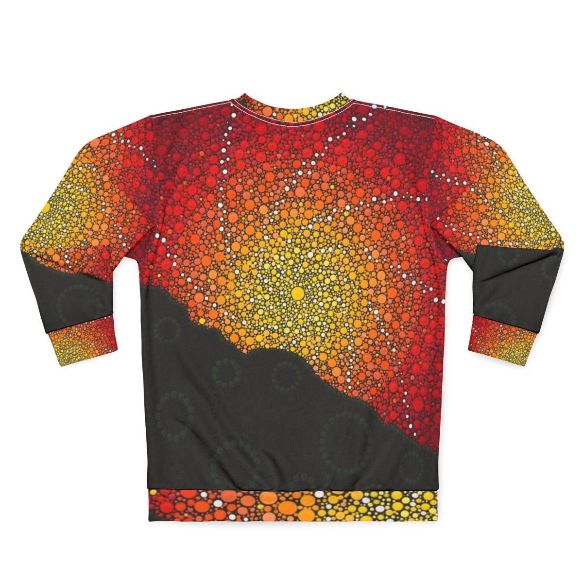 Wollumbin Dreaming Aboriginal Culture Sweatshirt - Back