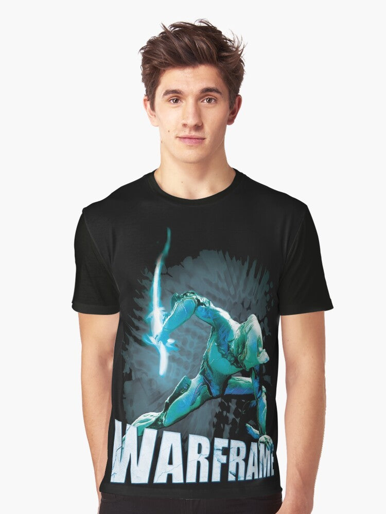 Warframe Graphic T-Shirt featuring characters from the video game - Men