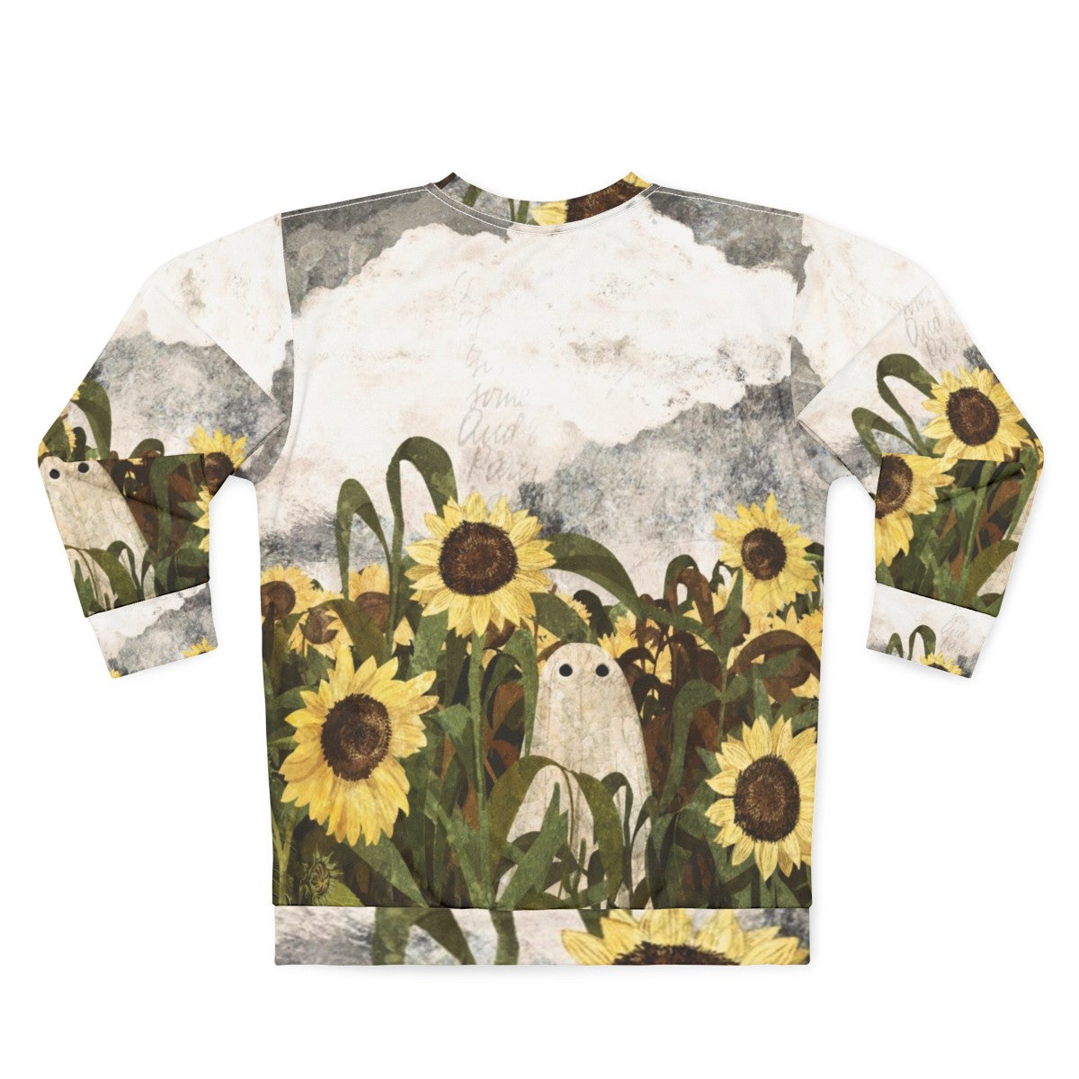 Haunted Sunflower Field Sweatshirt - Back