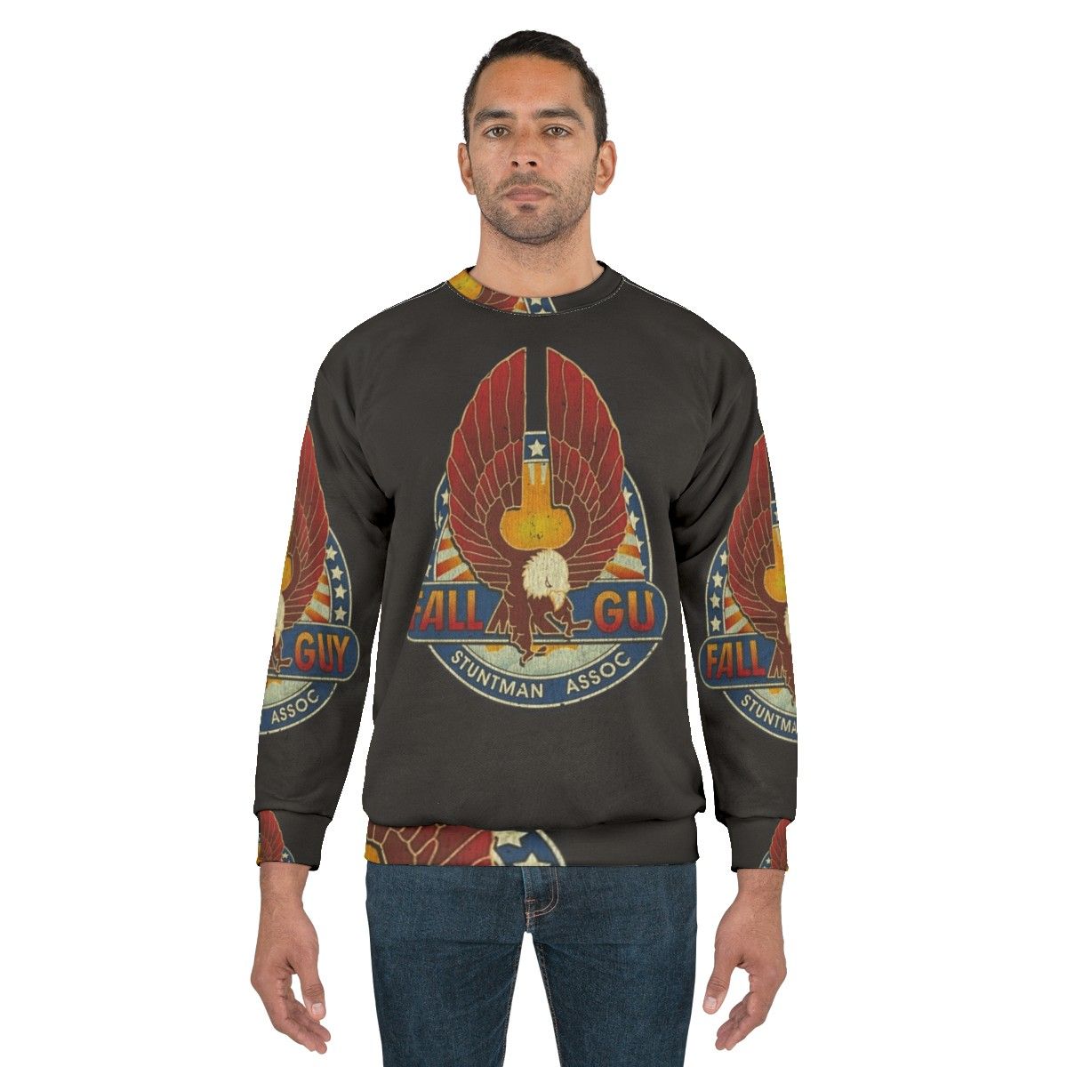 Retro 80s Fall Guy Stuntman Vintage Sweatshirt - men