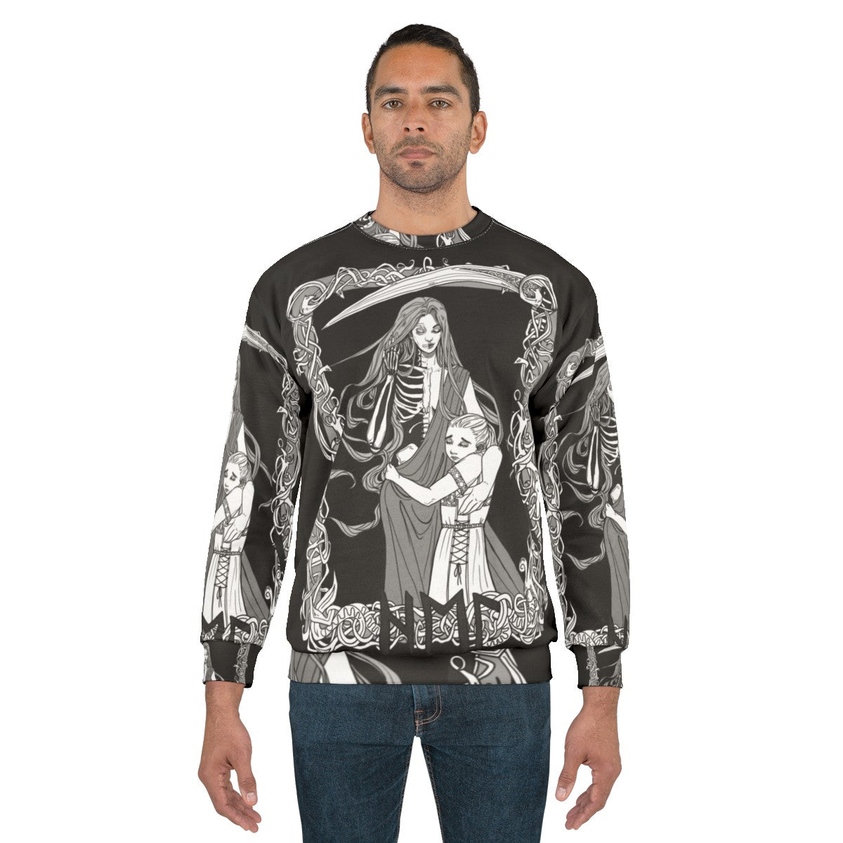 Hel Norse Mythology Pagan Odin Sweatshirt - men