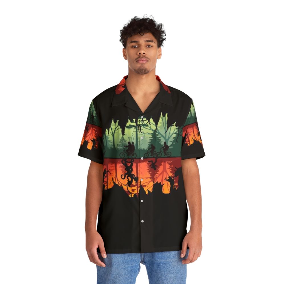 Stranger Things The Upside Down Hawaiian Shirt - People Front