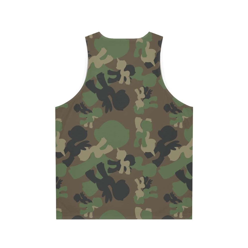 Brony Military Camo Unisex Tank Top - Back