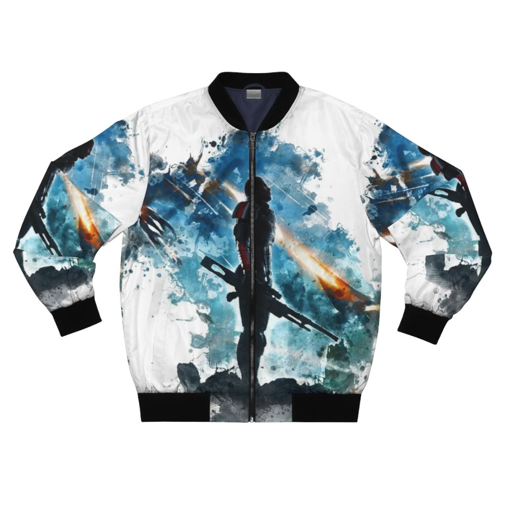 Mass Effect Bioware Video Game Bomber Jacket