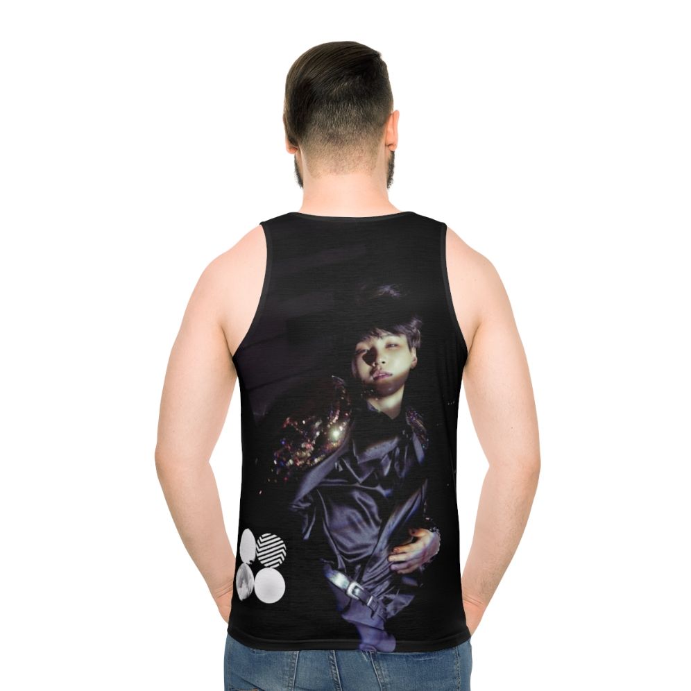 Unisex BTS-inspired tank top - men back