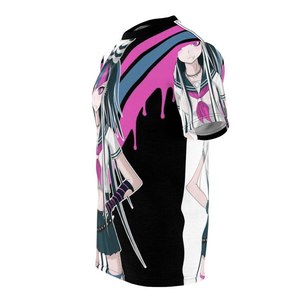 Mioda Ibuki anime-inspired graphic t-shirt with vibrant, colorful design - men left