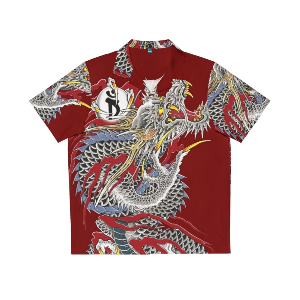 Yakuza dragon tattoo Hawaiian shirt