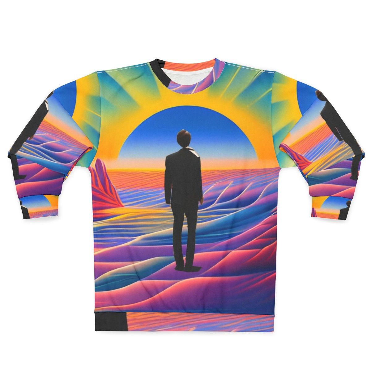 Desert Sunrise Sweatshirt - Abstract, Graphic Design