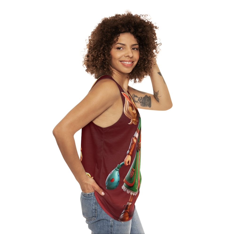 Vintage American Rock Band Unisex Tank Top - women side