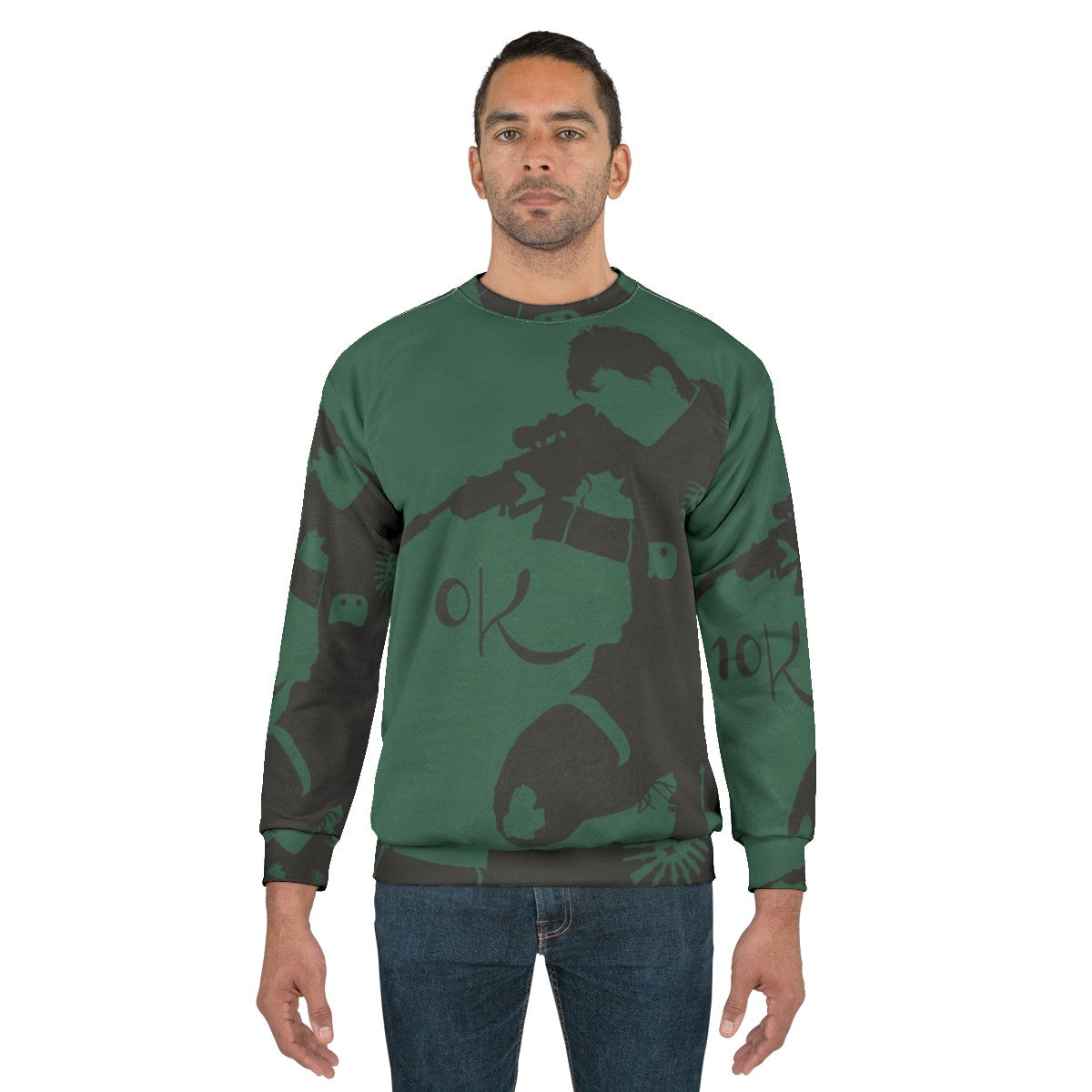 Z Nation 10K Sweatshirt with Zombie Silhouette - men