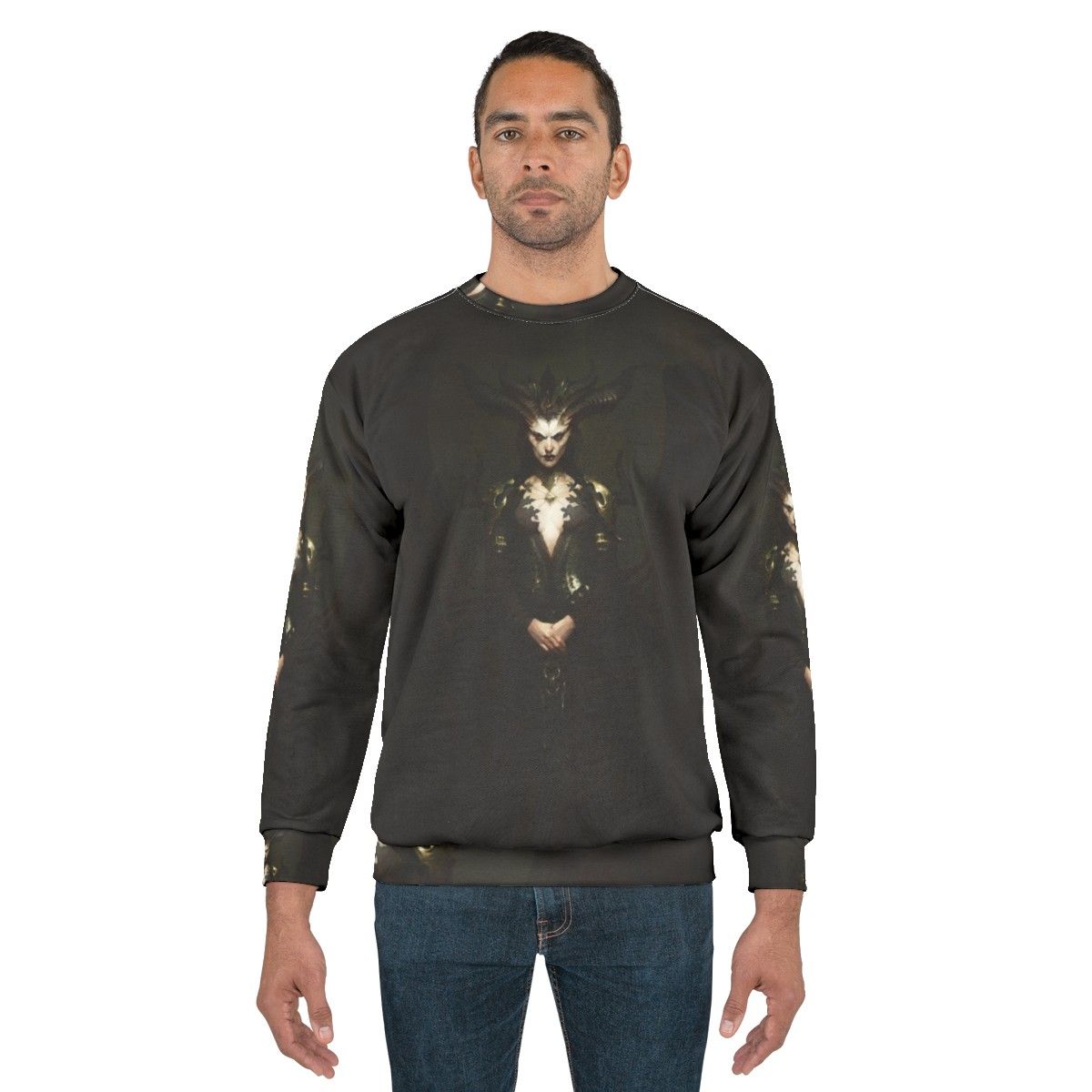 Diablo 4 Booooom Sweatshirt featuring Lilith from Diablo 4 - men