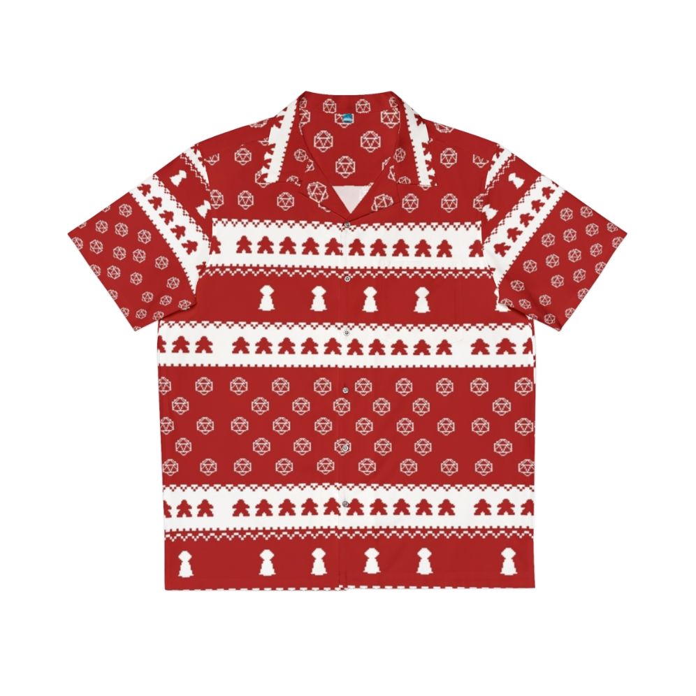 Christmas Board Game Sweater Hawaiian Shirt - Perfect for Family Fun