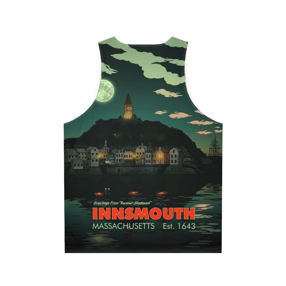 Innsmouth Unisex Tank Top with Lovecraft Cthulhu Mythos Horror Literature Design - Back