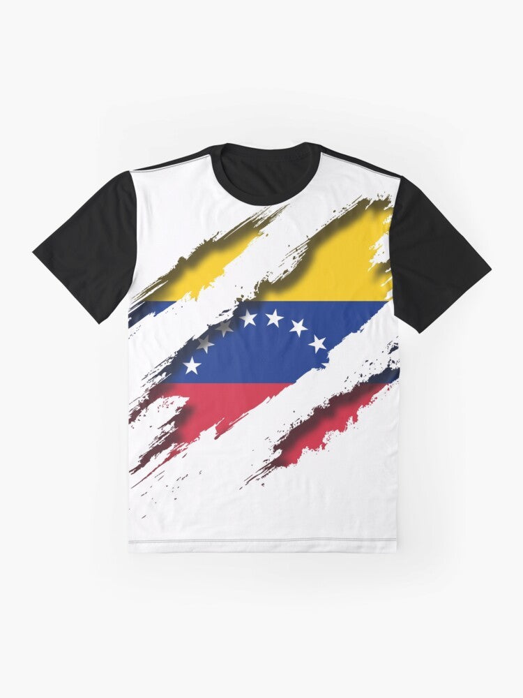 Venezuela Pride Graphic T-Shirt - Flat lay