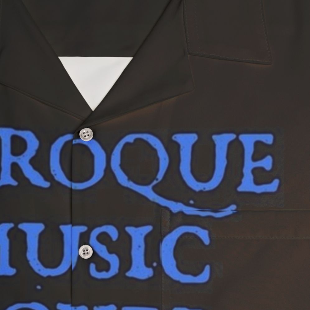 Baroque and Classical Music Lover Funny Hawaiian Shirt - Detail