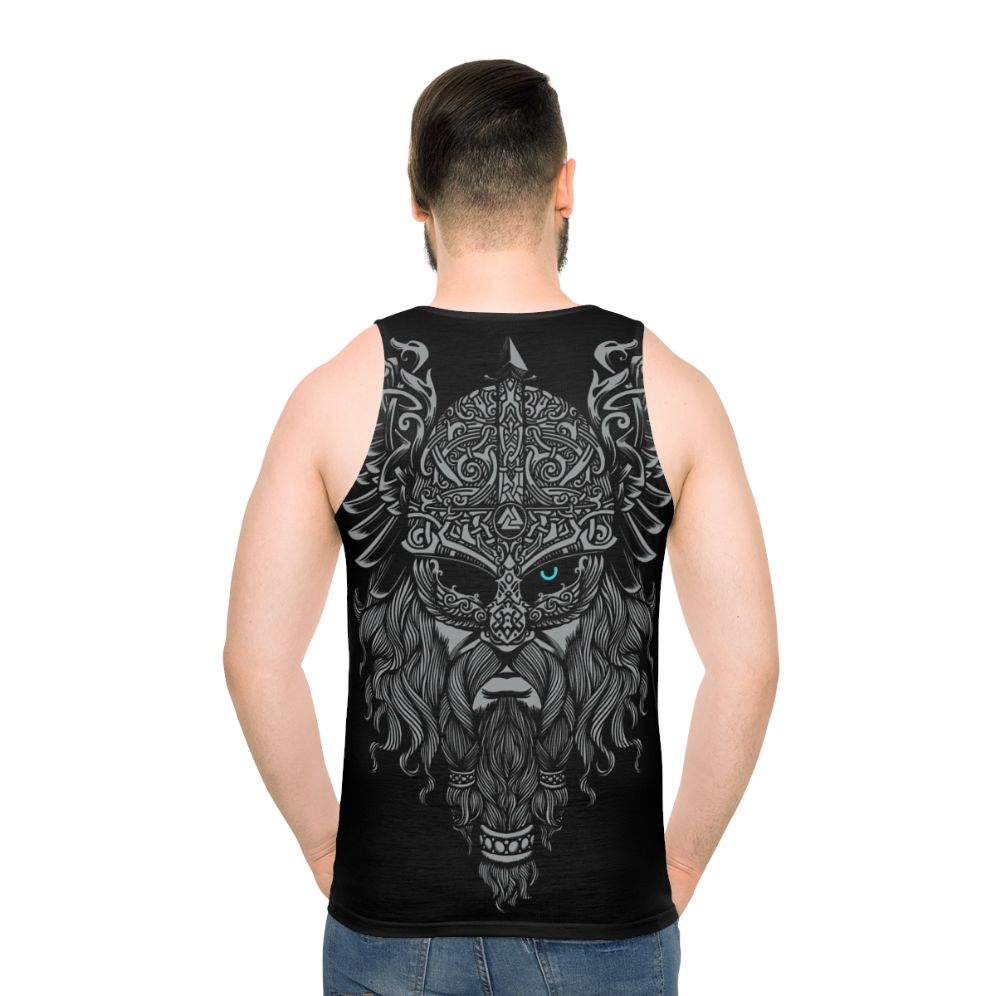 Odin Unisex Tank Top - men back