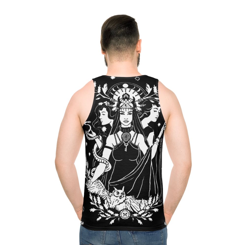 Hecate Triple Goddess Unisex Tank Top - men back