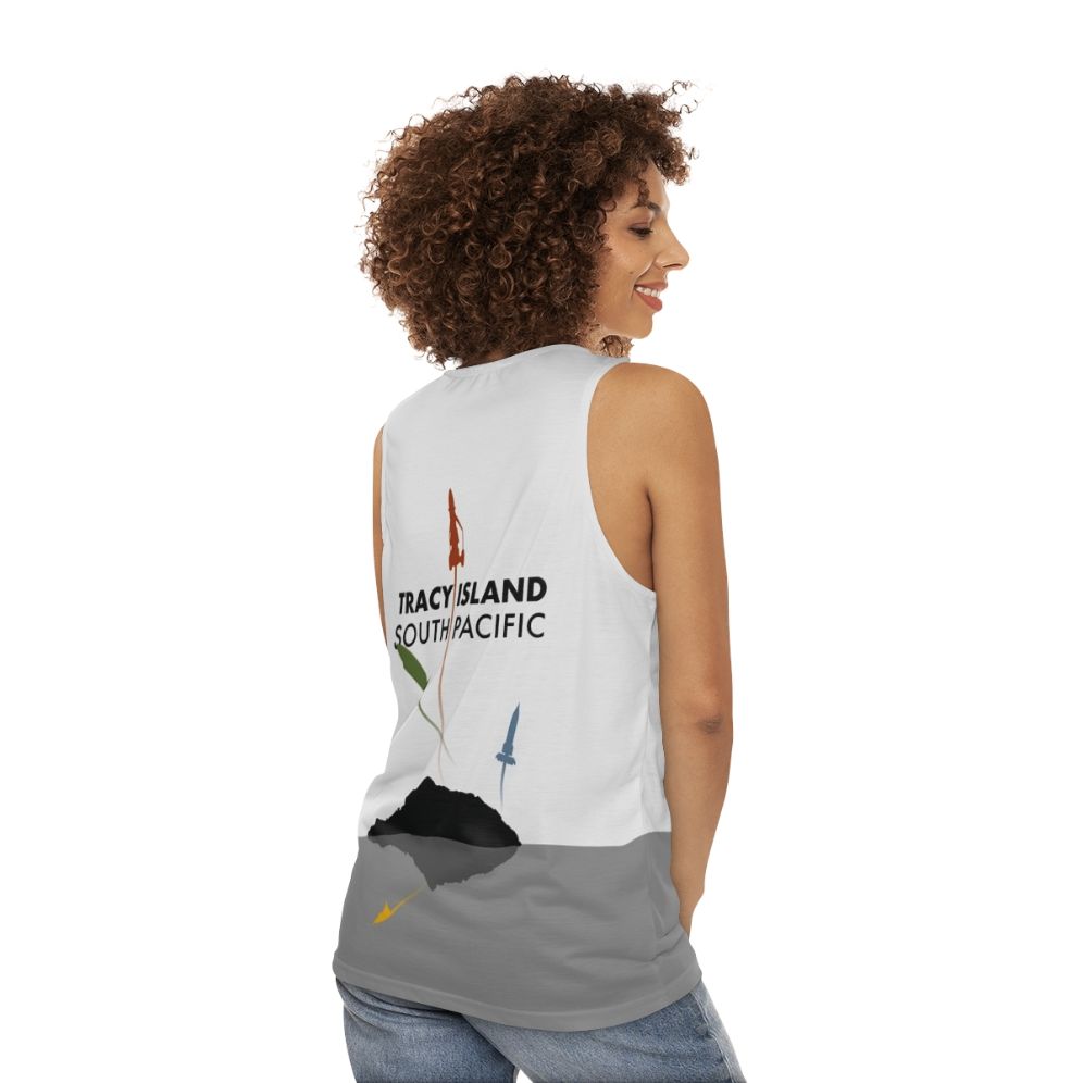 Thunderbirds art unisex tank top - women back