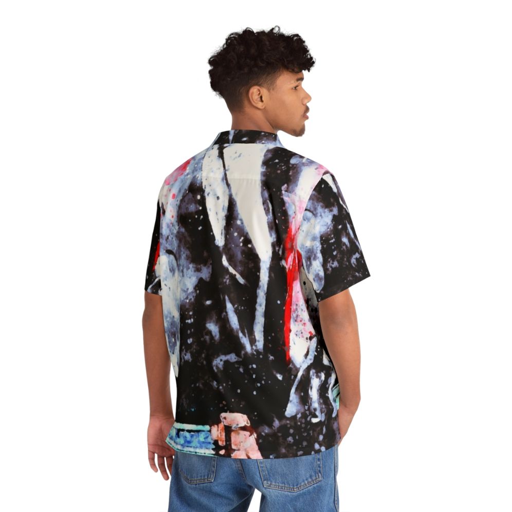 Zero Assassin Hawaiian Shirt with Borderlands video game characters - People Back