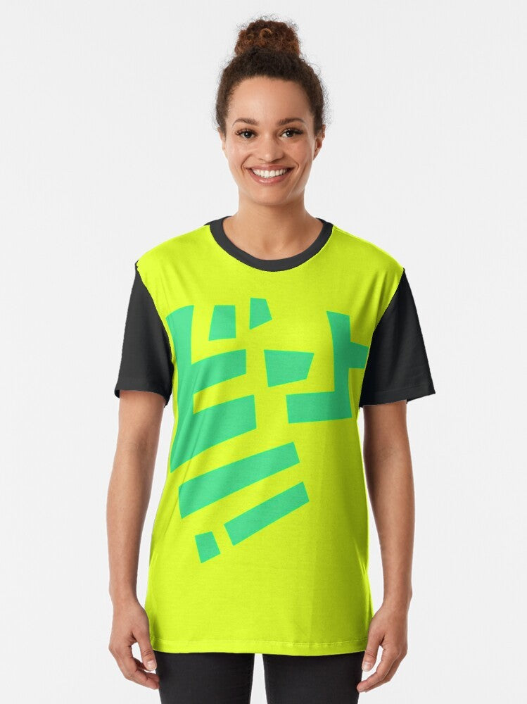 Beat's Jet Set Radio Future graphic t-shirt featuring the iconic character Beat from the popular Jet Set Radio game series. - Women