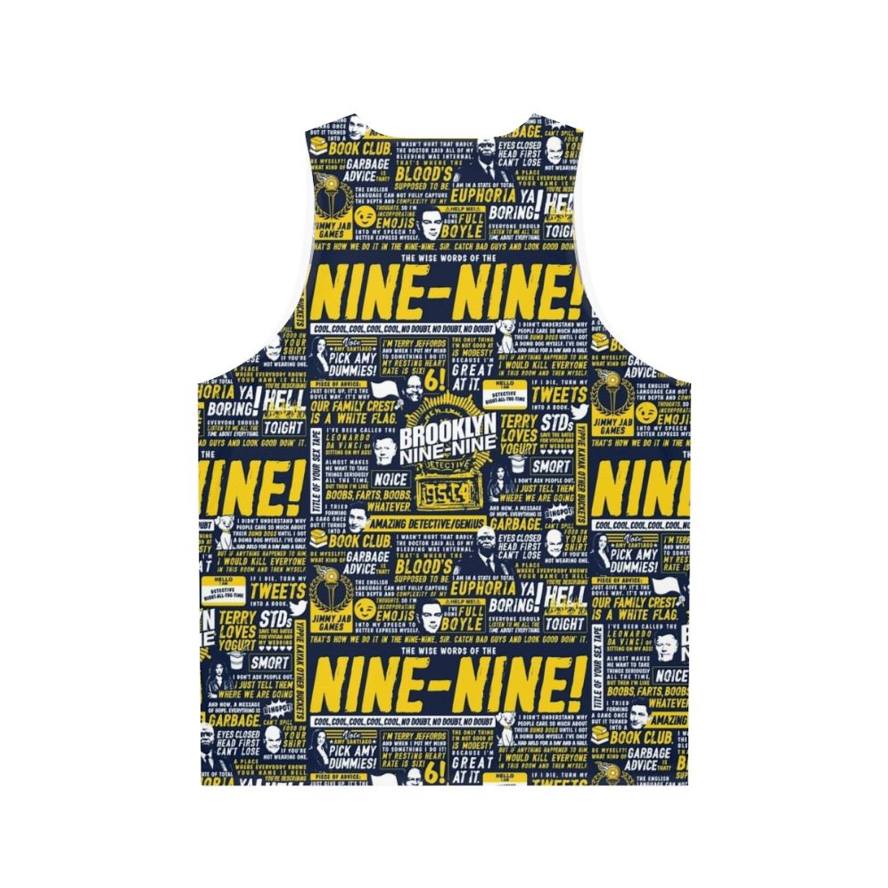 Brooklyn Nine-Nine Unisex Tank Top - Back