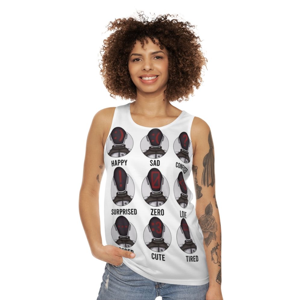 Borderlands Zer0 Facial Expressions Gaming Tank Top - women