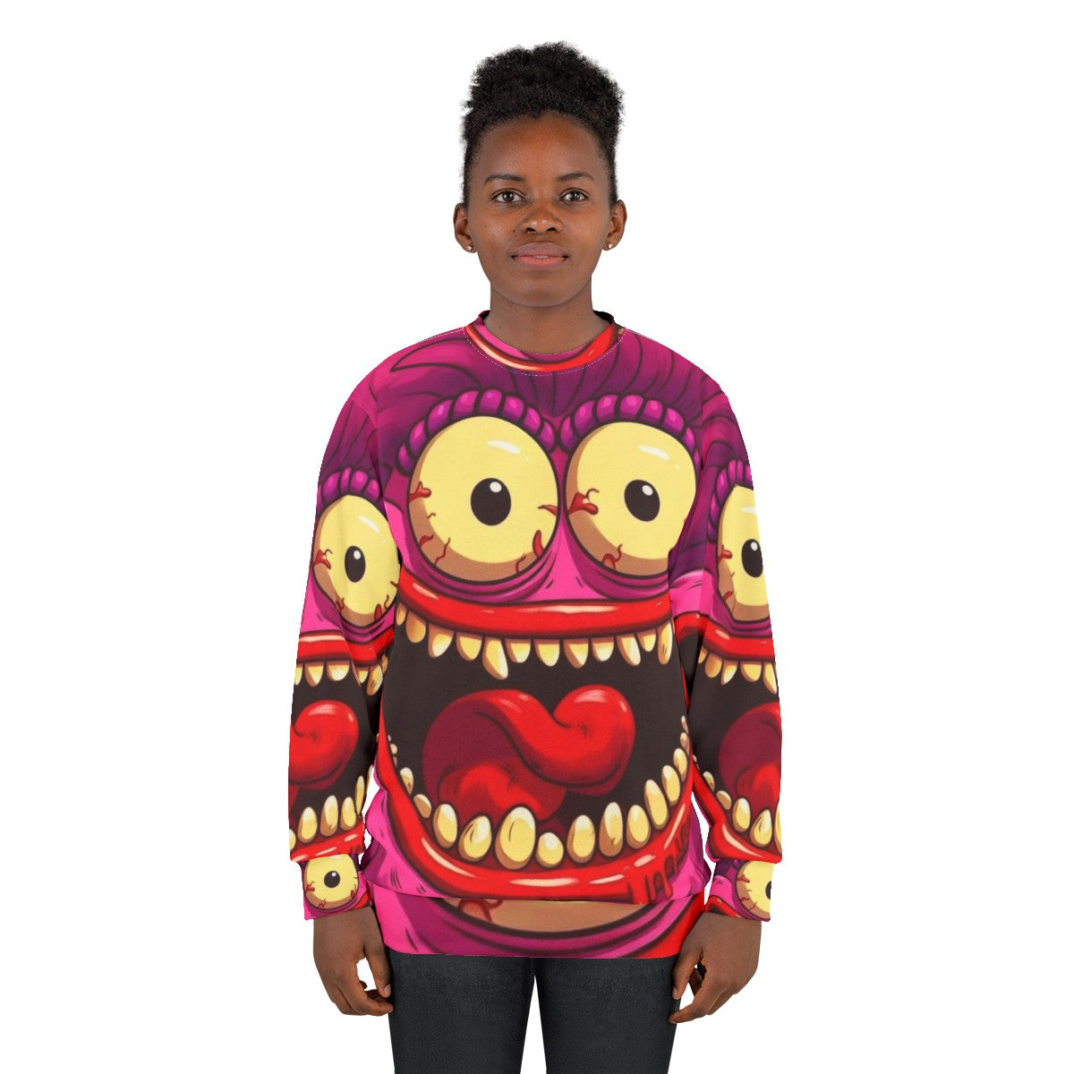 Vibrant Sassy Netflix Big Mouth Hormone Monster Sweatshirt - women