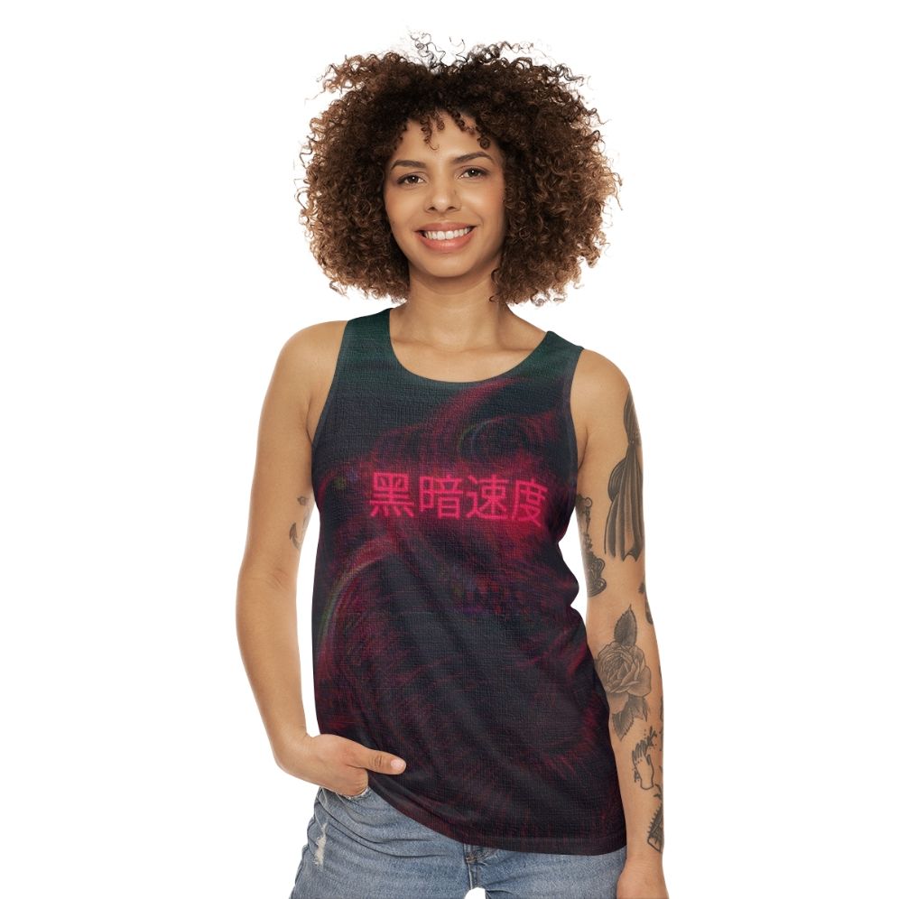 Vaporwave Astronaut Unisex Tank Top - women