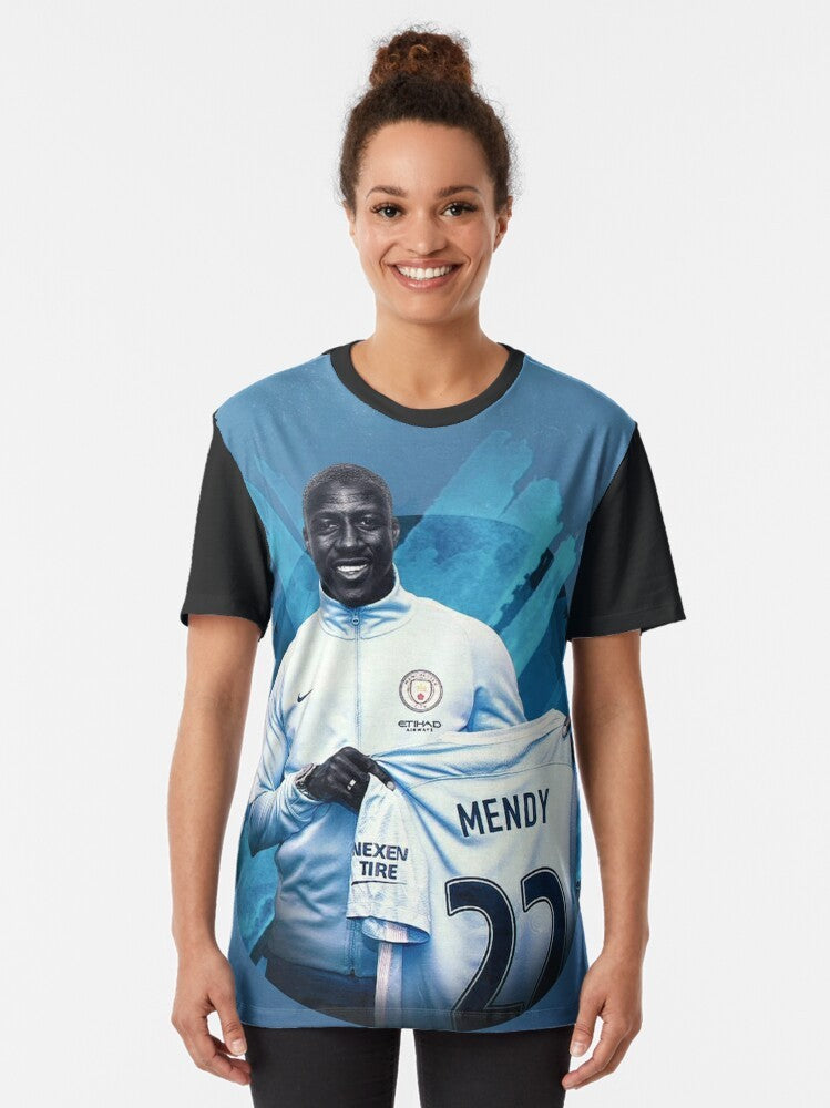 Benjamin Mendy Graphic T-Shirt featuring an artistic illustration - Women