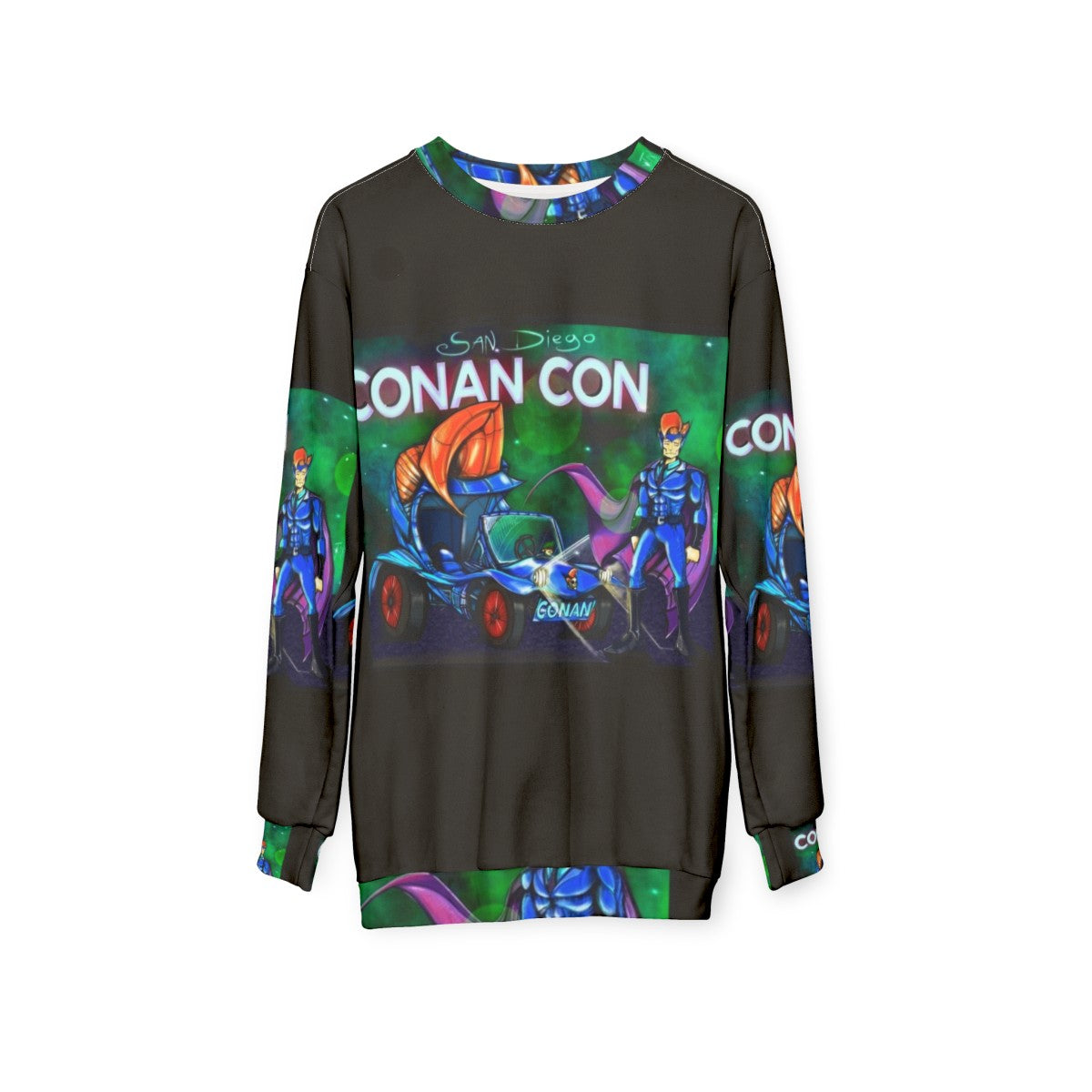 Conan O'Brien Team Coco Comic Con Sweatshirt - hanging