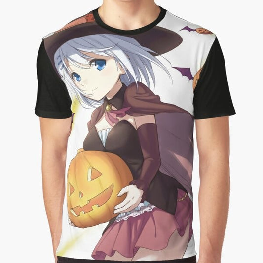 Tobiichi Origami, the beloved anime girl from Date A Live, featured on a high-quality graphic t-shirt design.