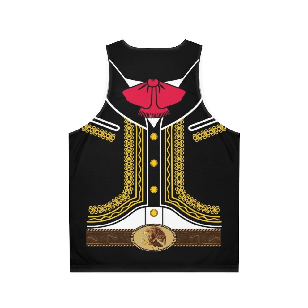 Mariachi Costume Unisex Tank Top - Back