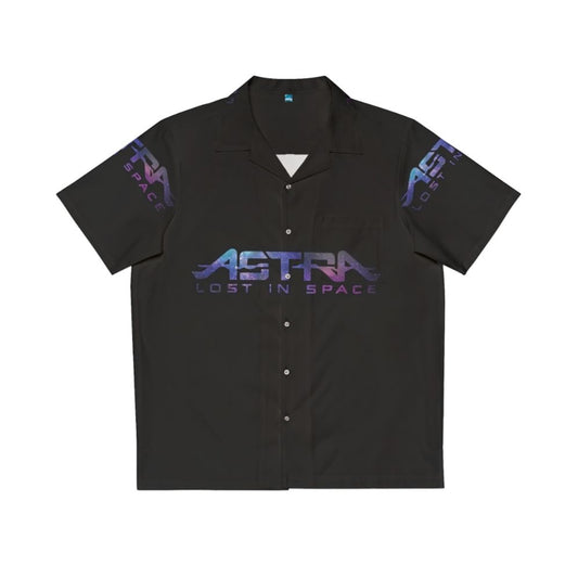 Astra Lost in Space inspired Hawaiian shirt with vibrant pattern