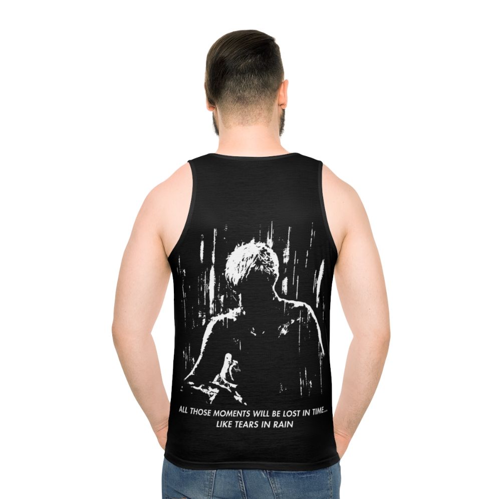 Blade Runner Tears in Rain Unisex Tank Top - men back