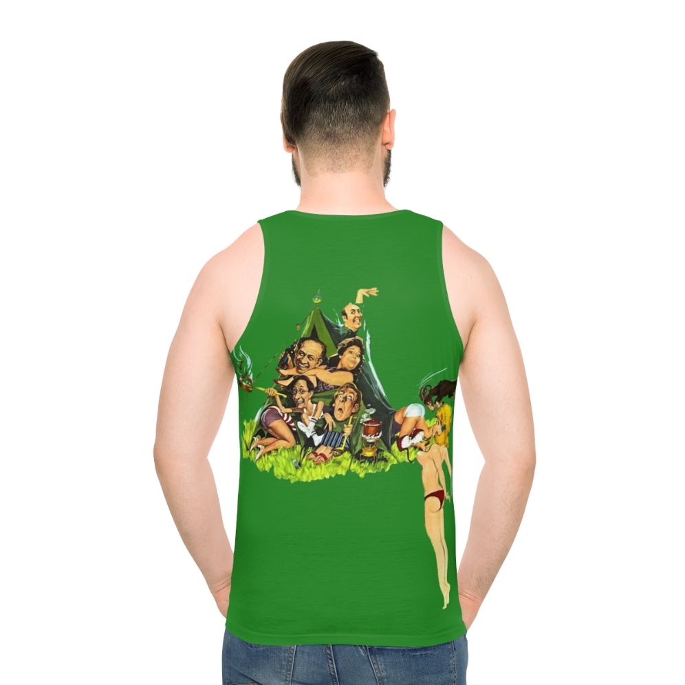 Vintage '60s Carry On Unisex Tank Top - men back