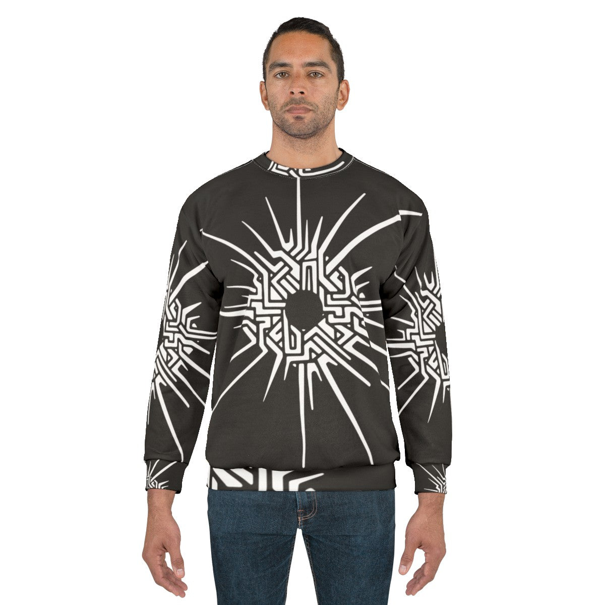 Outer Wilds Sweatshirt with Eye of the Universe Symbol - men