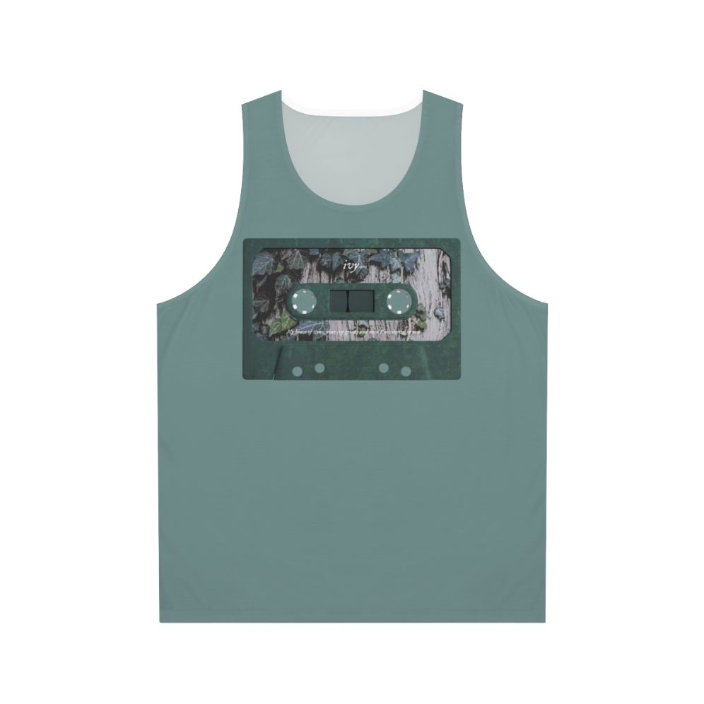 Unisex cassette tank top featuring nature-inspired design