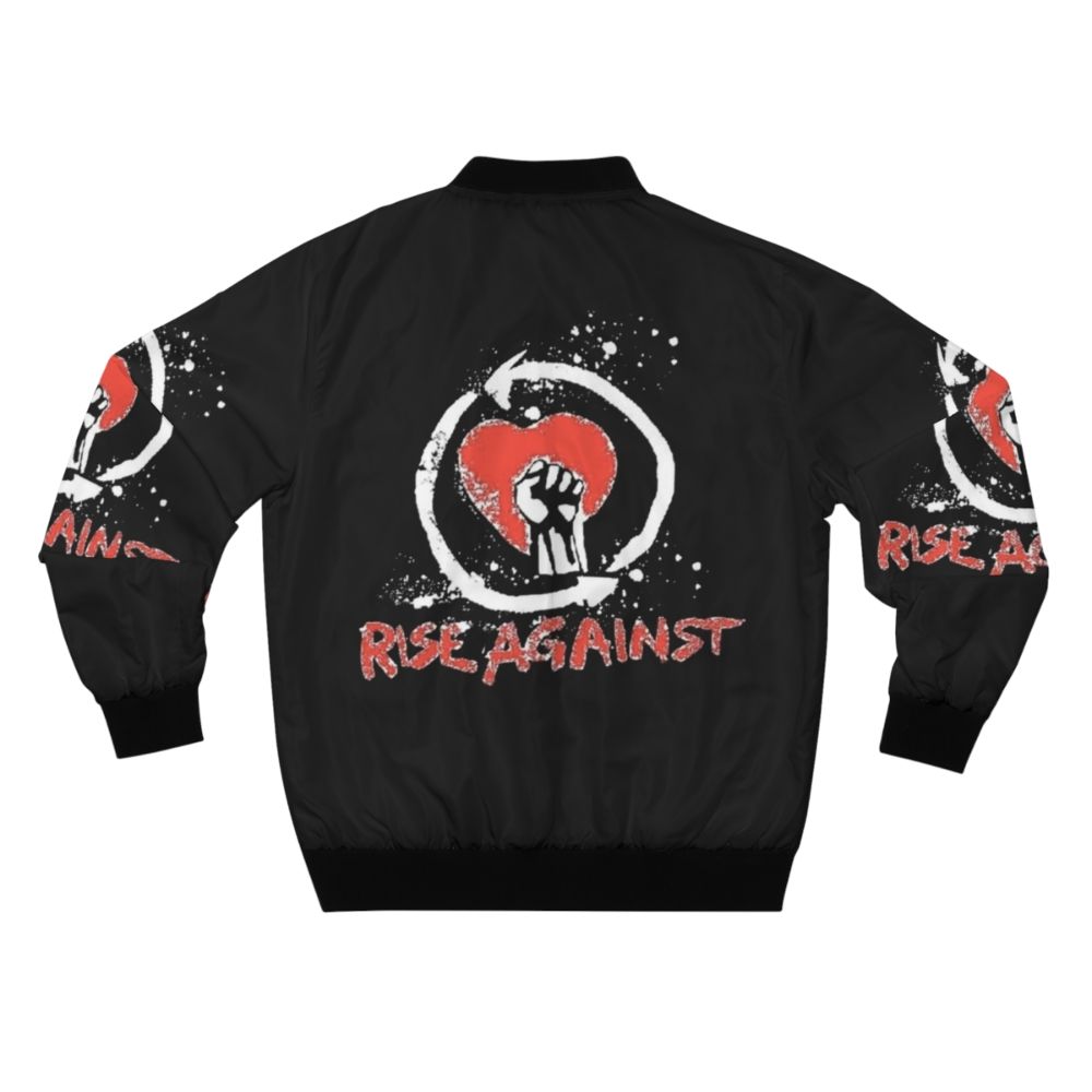 Rise Against Punk Rock Bomber Jacket - Back