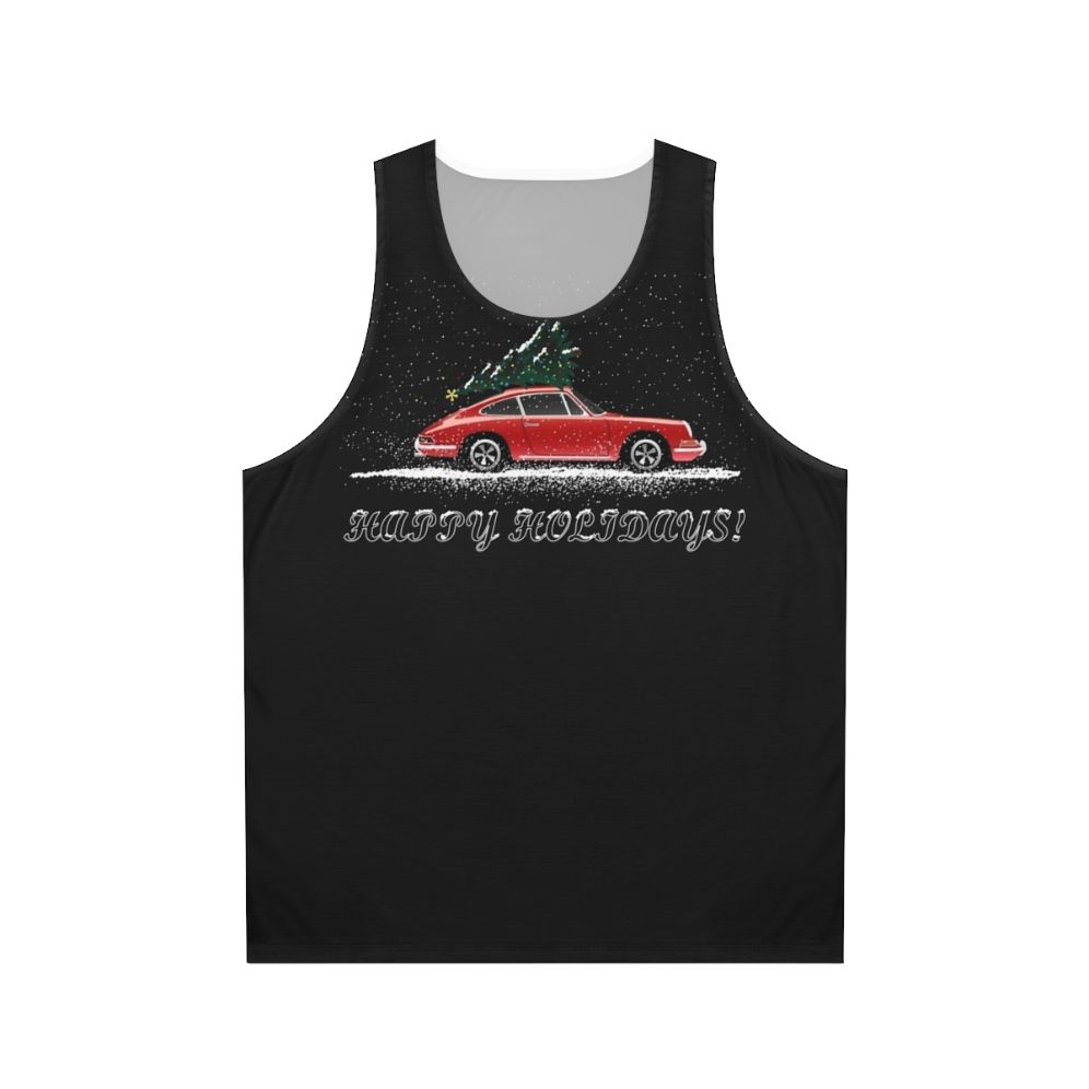 Porsche 911 Christmas Holiday Unisex Tank Top