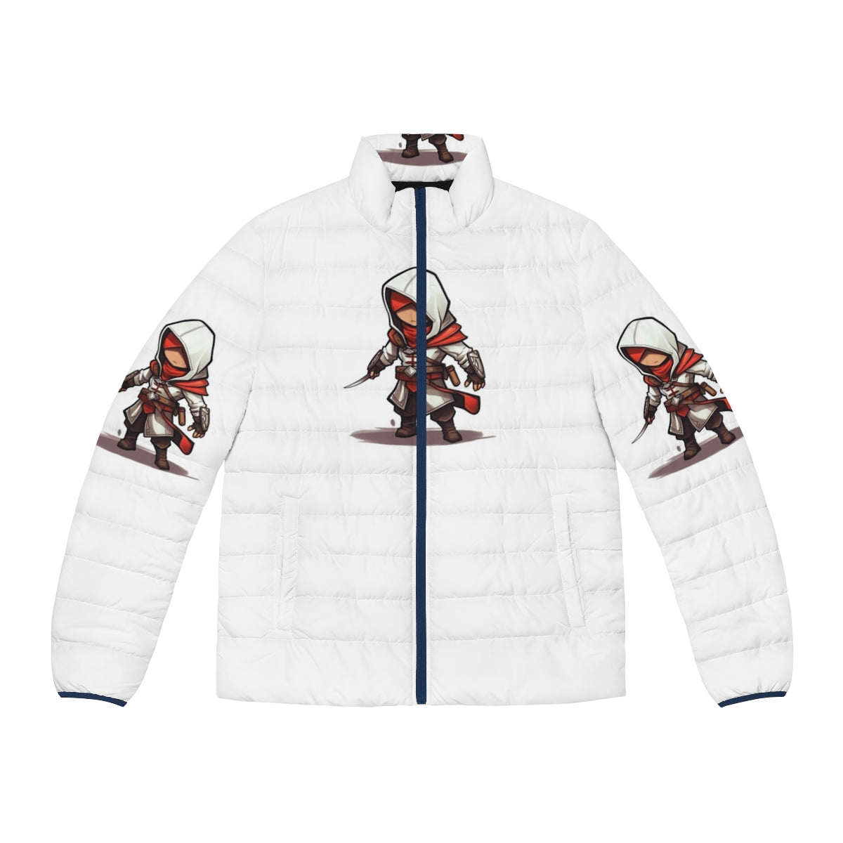 Assassin's Creed Inspired Puffer Jacket for Boys