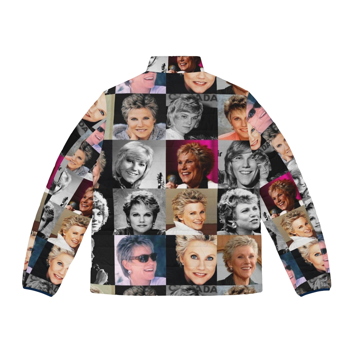 Anne Murray wearing a stylish puffer jacket - Back