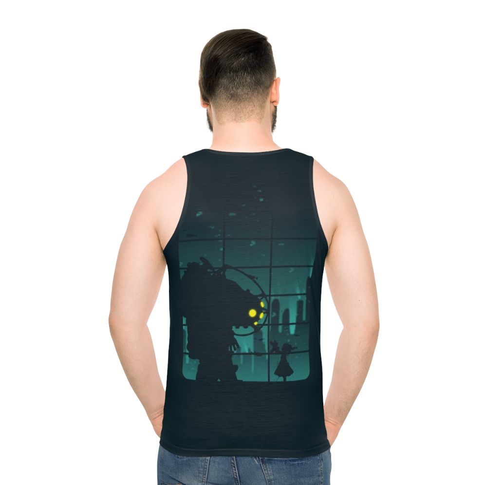 Bioshock Mr Bubbles Unisex Gaming Tank Top - men back