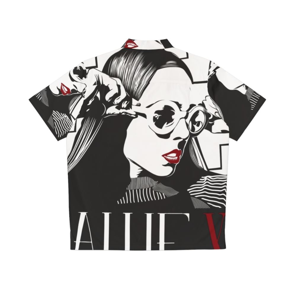 Allie X Portrait Hawaiian Shirt - Back