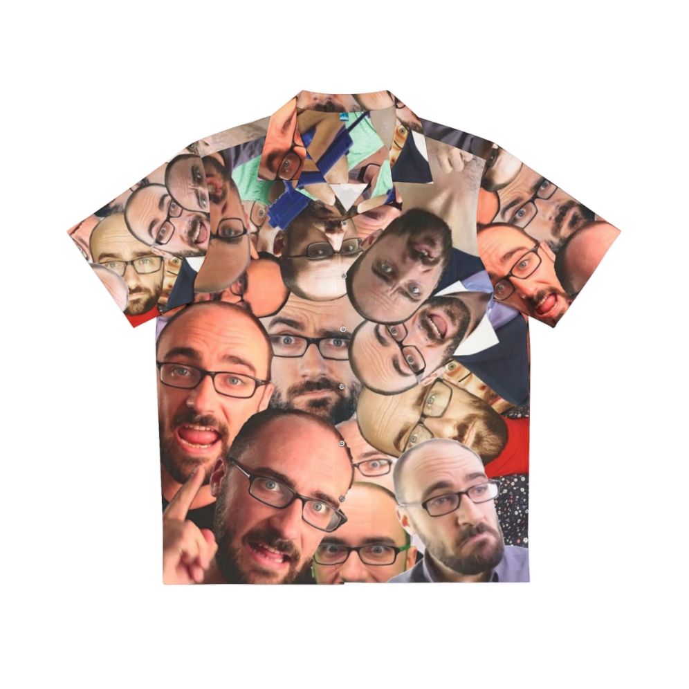 Vsauce Hawaiian Shirt featuring Michael from Hey Vsauce